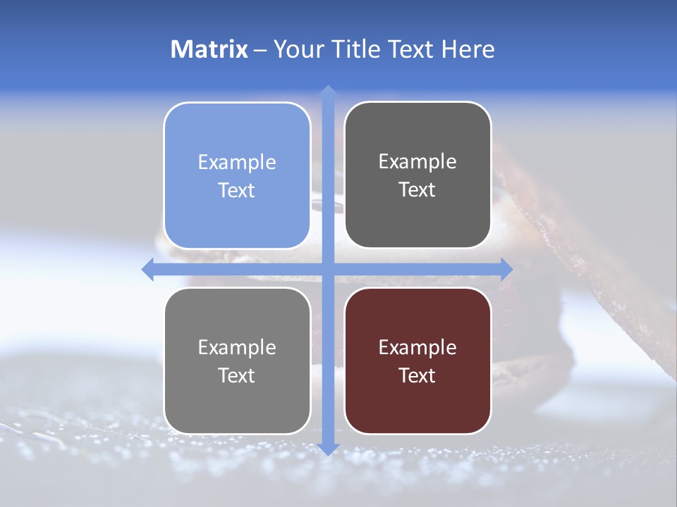 A Dessert With Raspberries On Top Of It PowerPoint Template