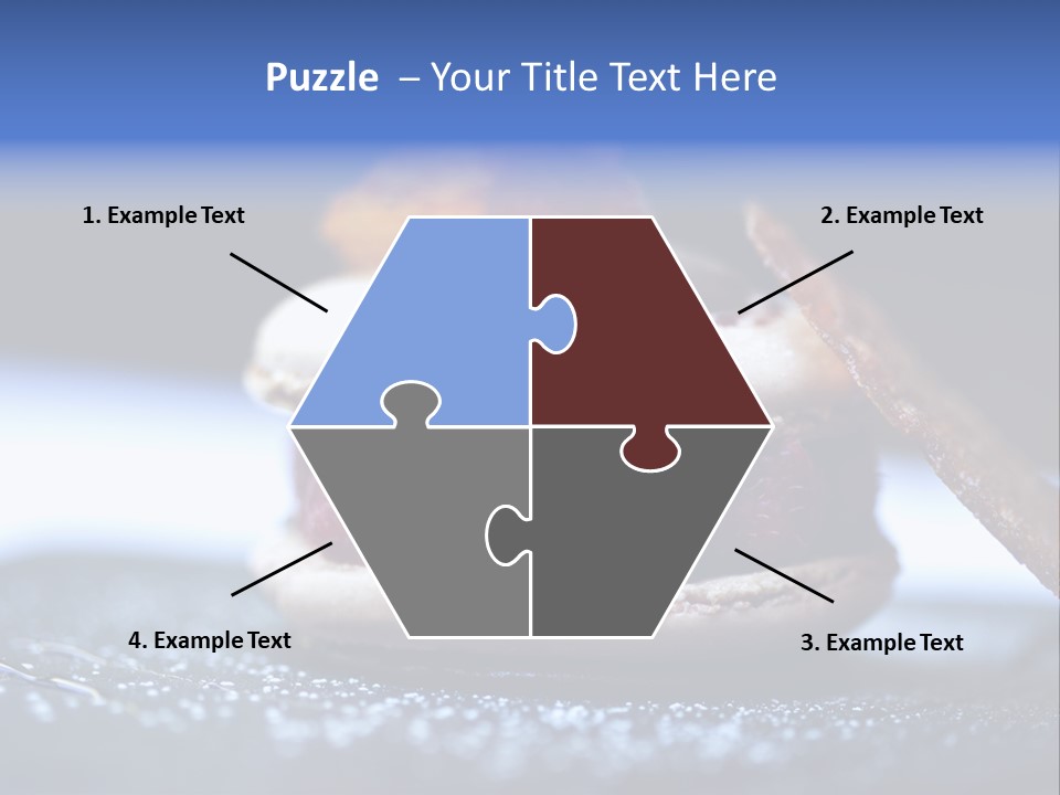 A Dessert With Raspberries On Top Of It PowerPoint Template