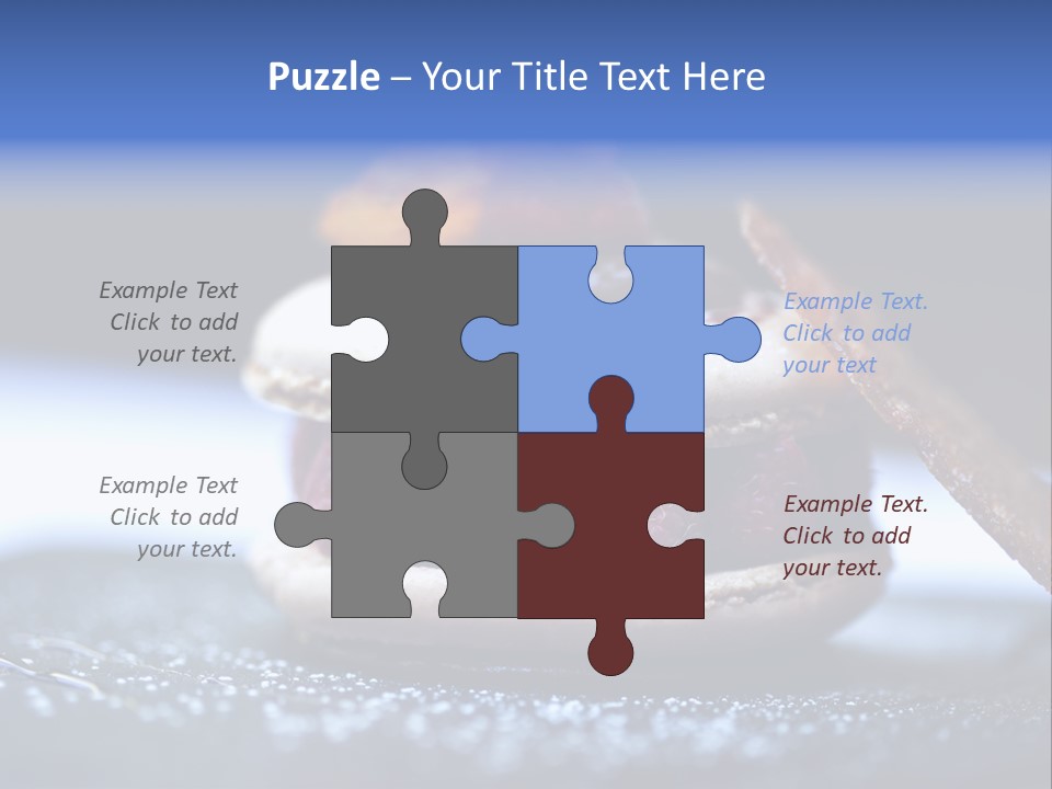 A Dessert With Raspberries On Top Of It PowerPoint Template