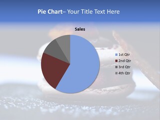 A Dessert With Raspberries On Top Of It PowerPoint Template