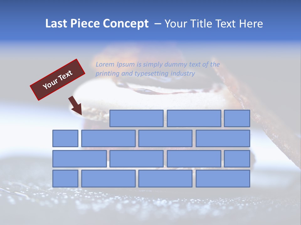 A Dessert With Raspberries On Top Of It PowerPoint Template