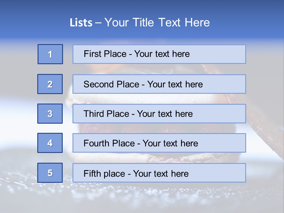 A Dessert With Raspberries On Top Of It PowerPoint Template