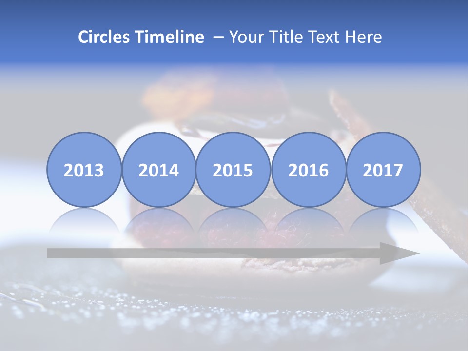 A Dessert With Raspberries On Top Of It PowerPoint Template