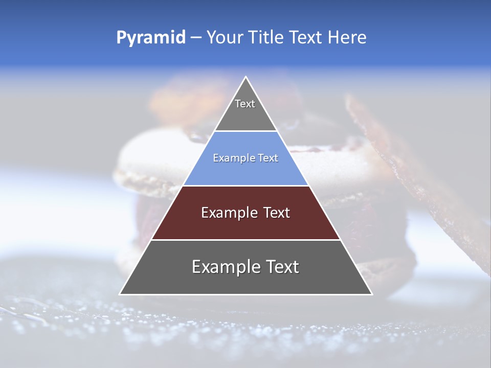 A Dessert With Raspberries On Top Of It PowerPoint Template