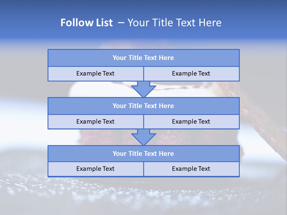 A Dessert With Raspberries On Top Of It PowerPoint Template