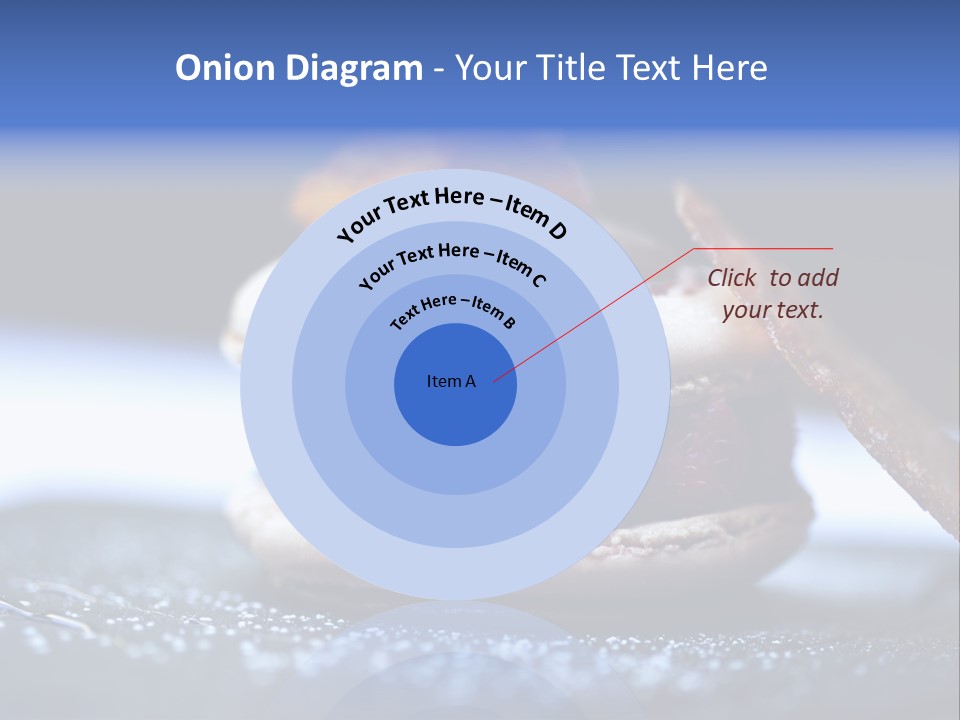A Dessert With Raspberries On Top Of It PowerPoint Template