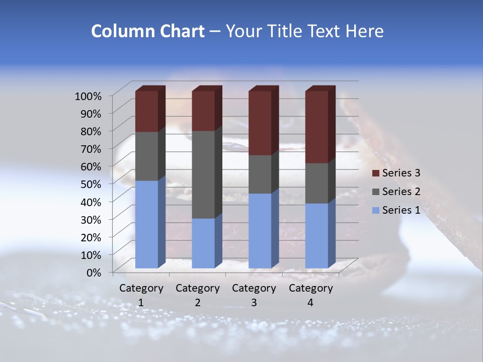 A Dessert With Raspberries On Top Of It PowerPoint Template