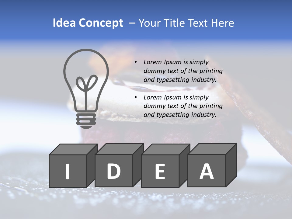 A Dessert With Raspberries On Top Of It PowerPoint Template