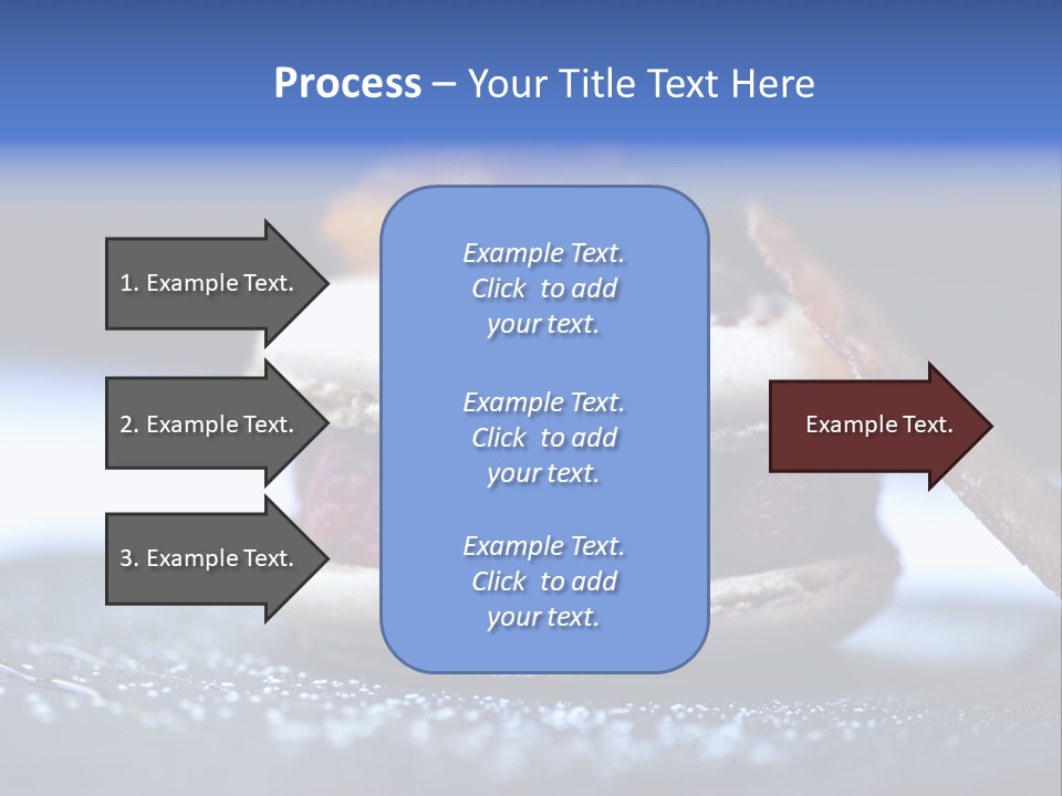 A Dessert With Raspberries On Top Of It PowerPoint Template
