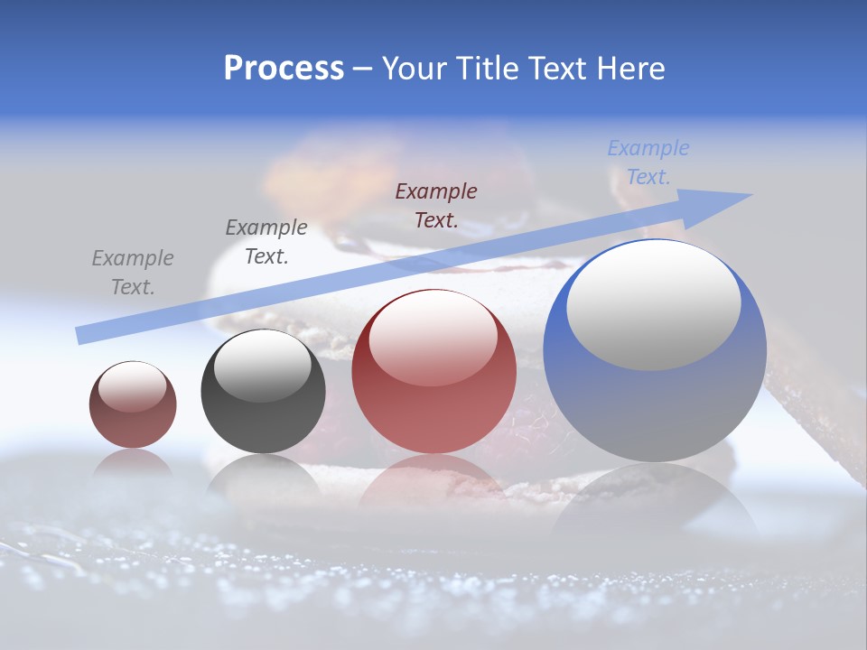A Dessert With Raspberries On Top Of It PowerPoint Template
