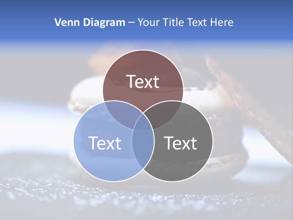 A Dessert With Raspberries On Top Of It PowerPoint Template