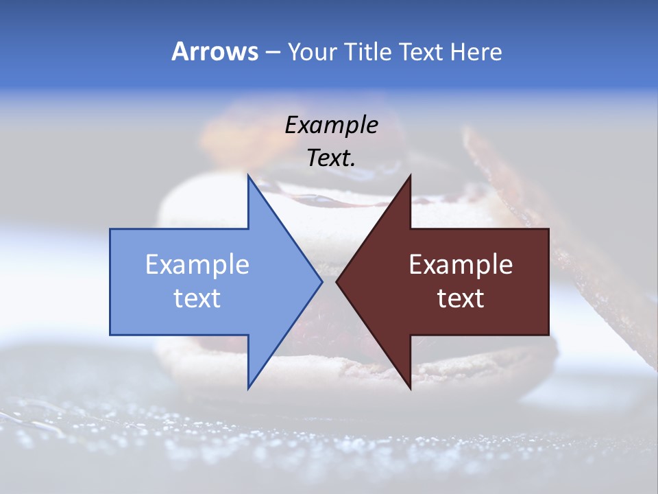 A Dessert With Raspberries On Top Of It PowerPoint Template