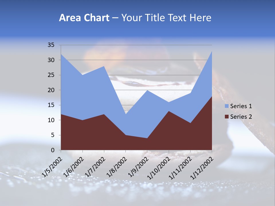 A Dessert With Raspberries On Top Of It PowerPoint Template