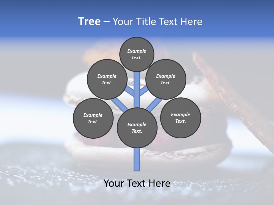 A Dessert With Raspberries On Top Of It PowerPoint Template