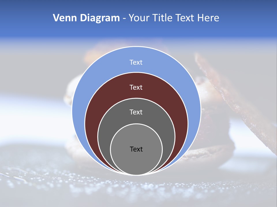 A Dessert With Raspberries On Top Of It PowerPoint Template