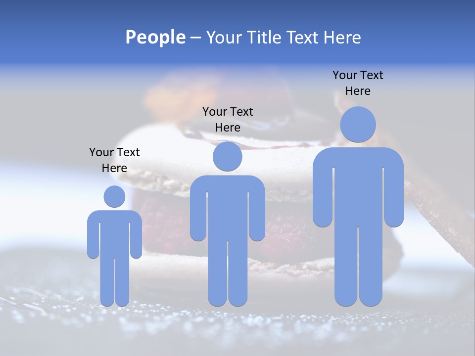 A Dessert With Raspberries On Top Of It PowerPoint Template