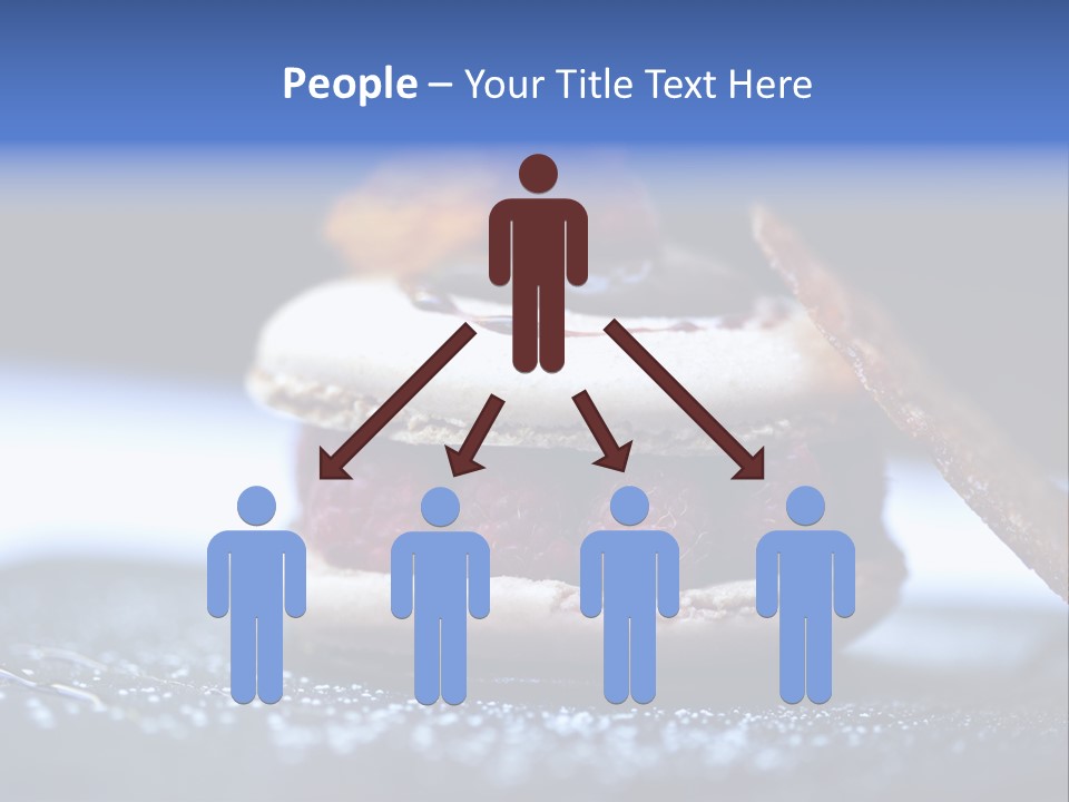 A Dessert With Raspberries On Top Of It PowerPoint Template