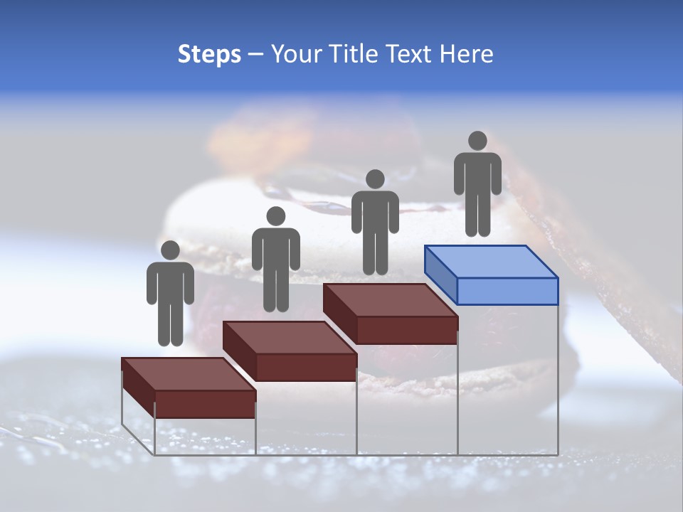 A Dessert With Raspberries On Top Of It PowerPoint Template