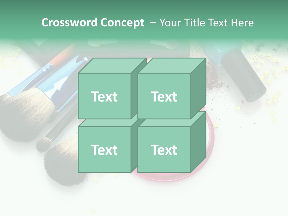 Fashion Make Cosmetic PowerPoint Template