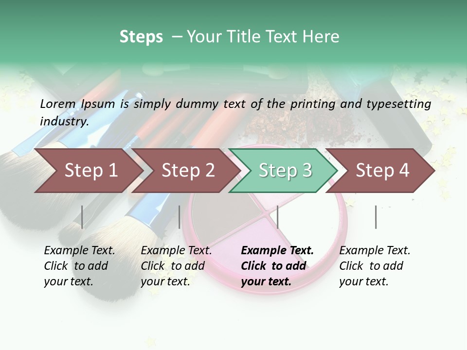 Fashion Make Cosmetic PowerPoint Template