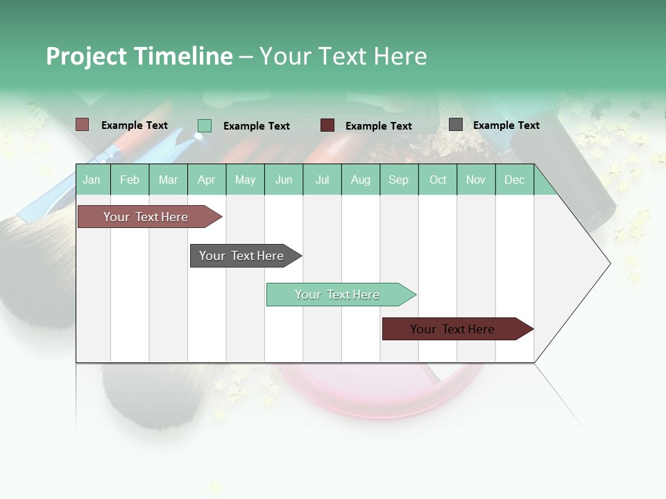 Fashion Make Cosmetic PowerPoint Template