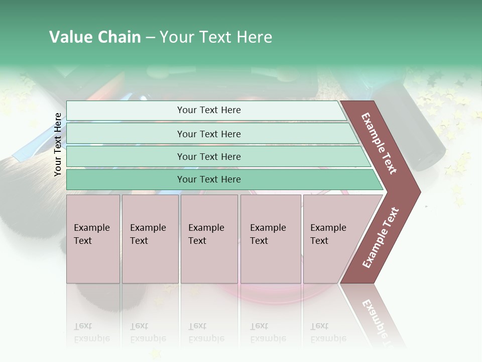 Fashion Make Cosmetic PowerPoint Template