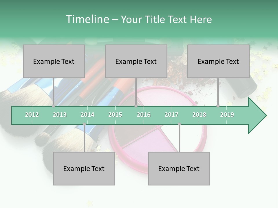 Fashion Make Cosmetic PowerPoint Template