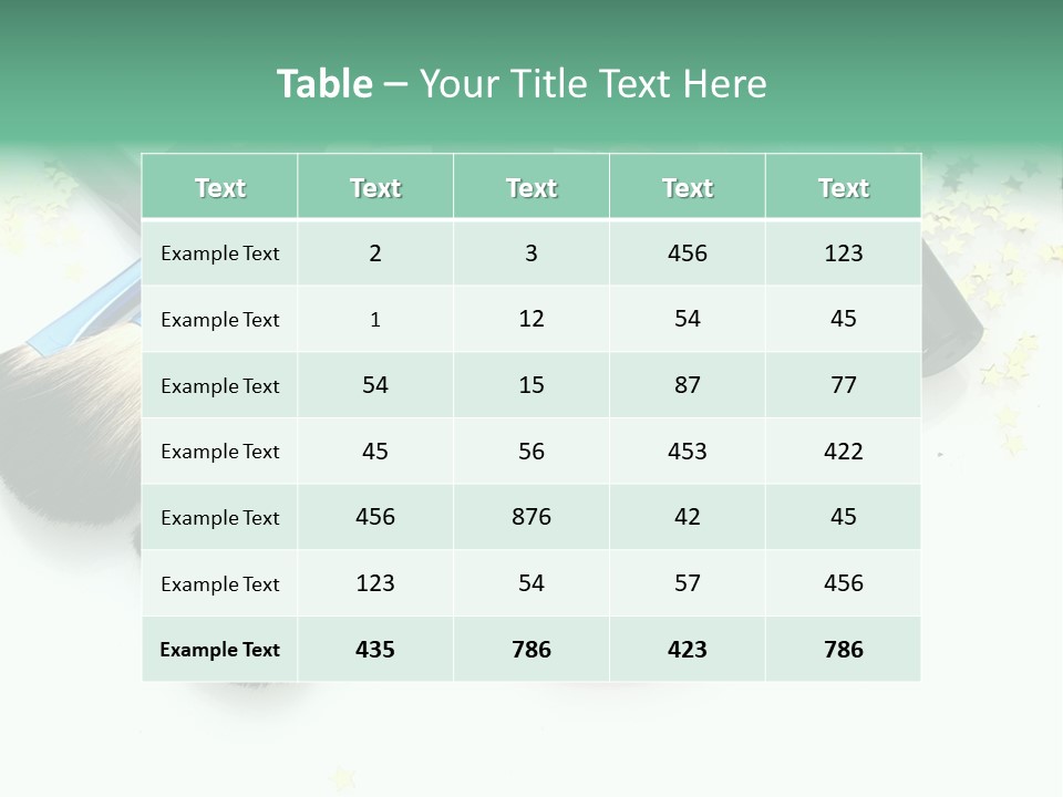 Fashion Make Cosmetic PowerPoint Template