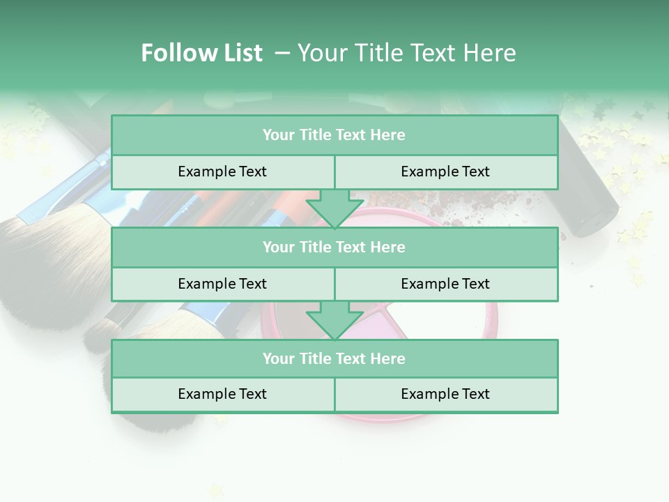 Fashion Make Cosmetic PowerPoint Template