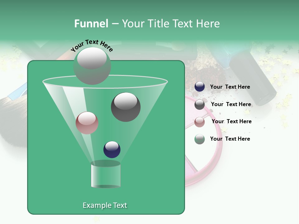 Fashion Make Cosmetic PowerPoint Template