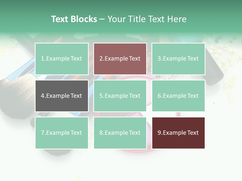 Fashion Make Cosmetic PowerPoint Template
