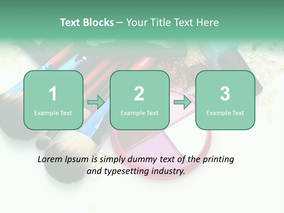 Fashion Make Cosmetic PowerPoint Template