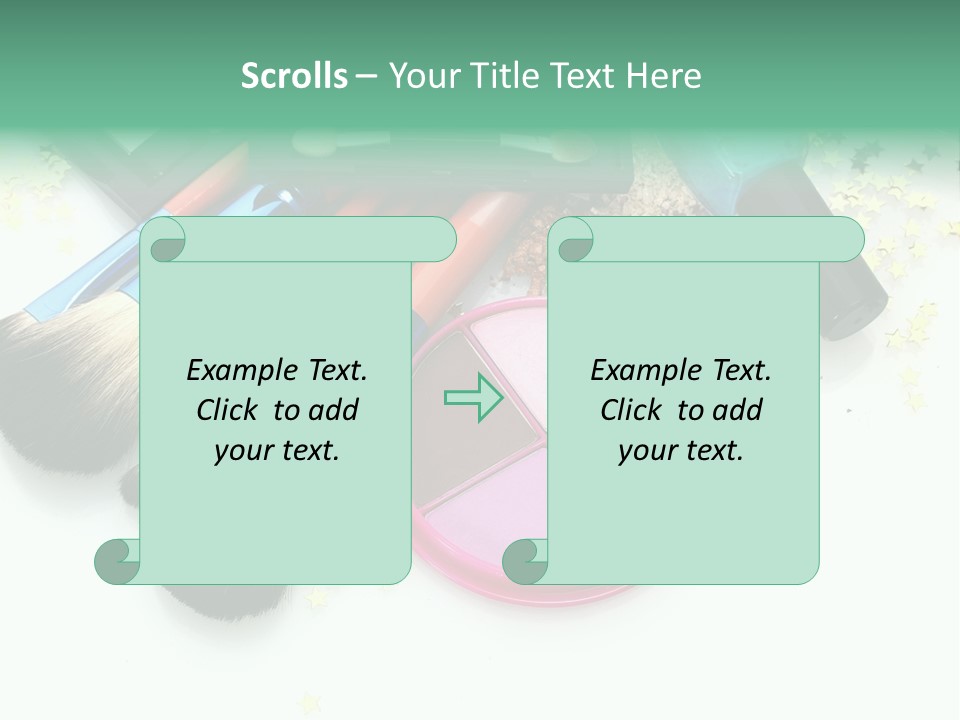 Fashion Make Cosmetic PowerPoint Template