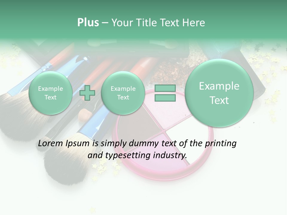 Fashion Make Cosmetic PowerPoint Template