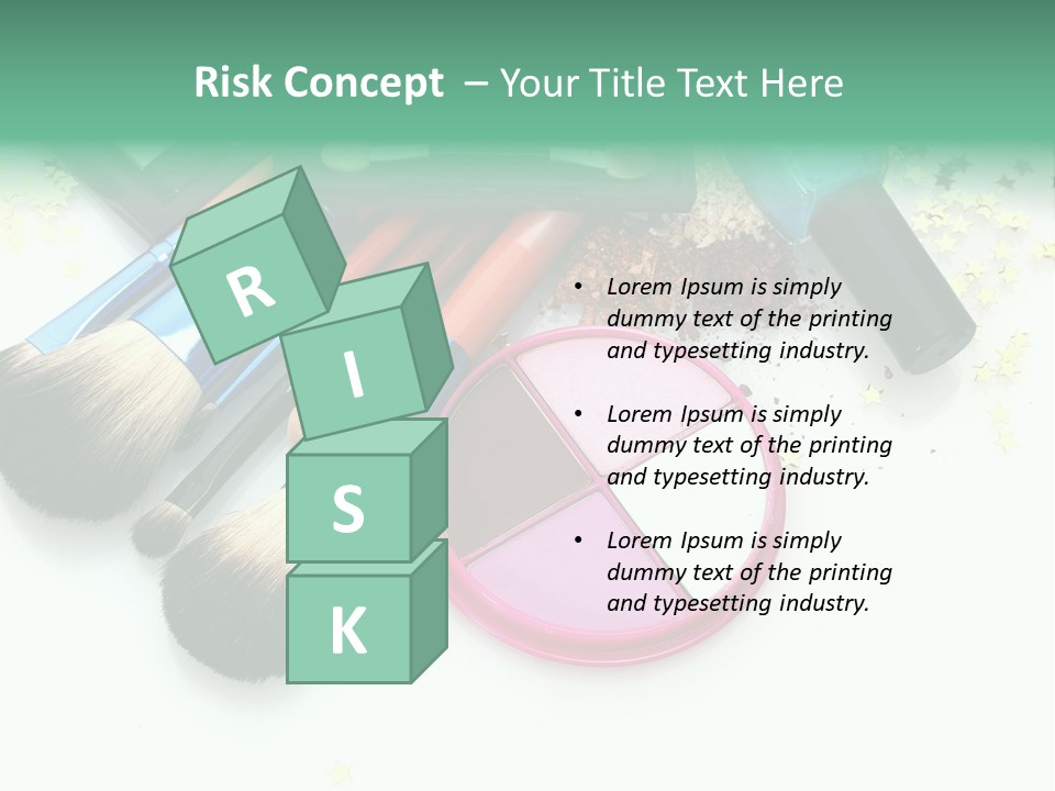 Fashion Make Cosmetic PowerPoint Template