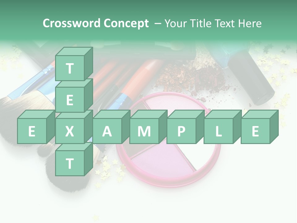 Fashion Make Cosmetic PowerPoint Template