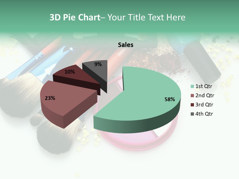 Fashion Make Cosmetic PowerPoint Template