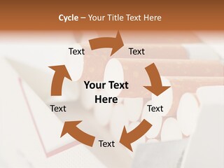 White Cigar Anti PowerPoint Template