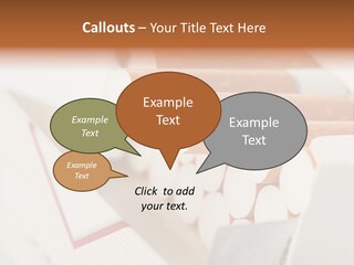 White Cigar Anti PowerPoint Template