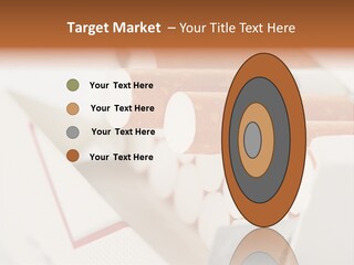 White Cigar Anti PowerPoint Template