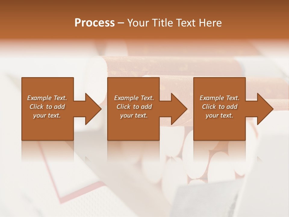 White Cigar Anti PowerPoint Template