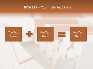 White Cigar Anti PowerPoint Template