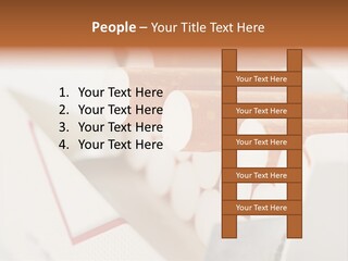 White Cigar Anti PowerPoint Template