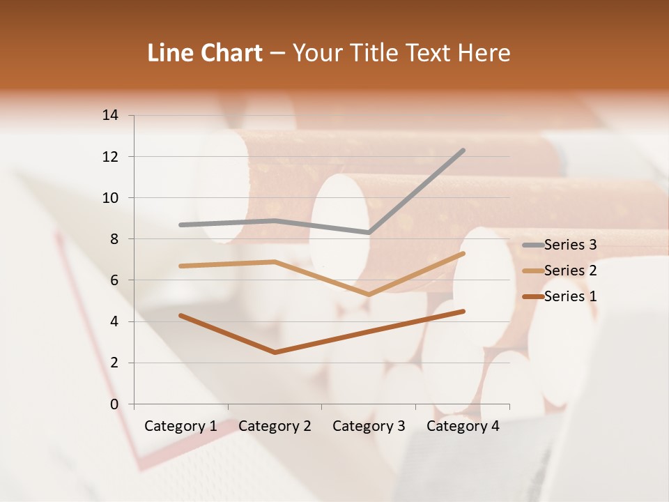 White Cigar Anti PowerPoint Template