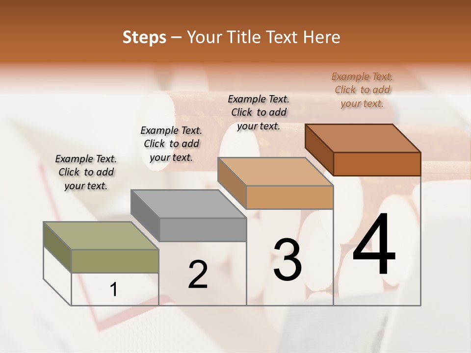 White Cigar Anti PowerPoint Template