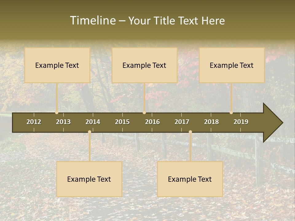 Wet Tranquil Pastoral Scene PowerPoint Template