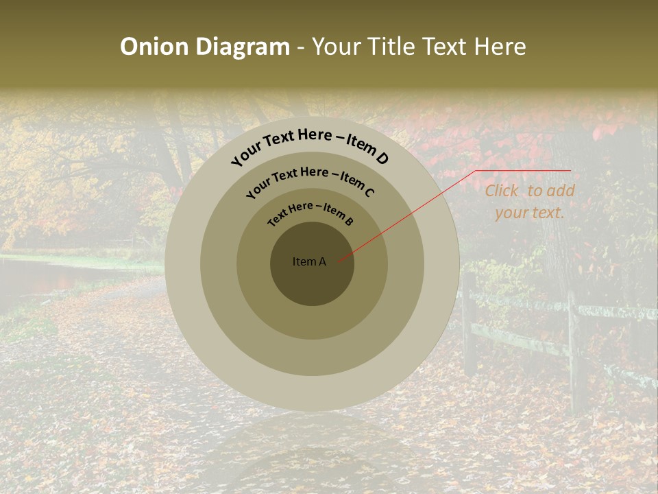 Wet Tranquil Pastoral Scene PowerPoint Template