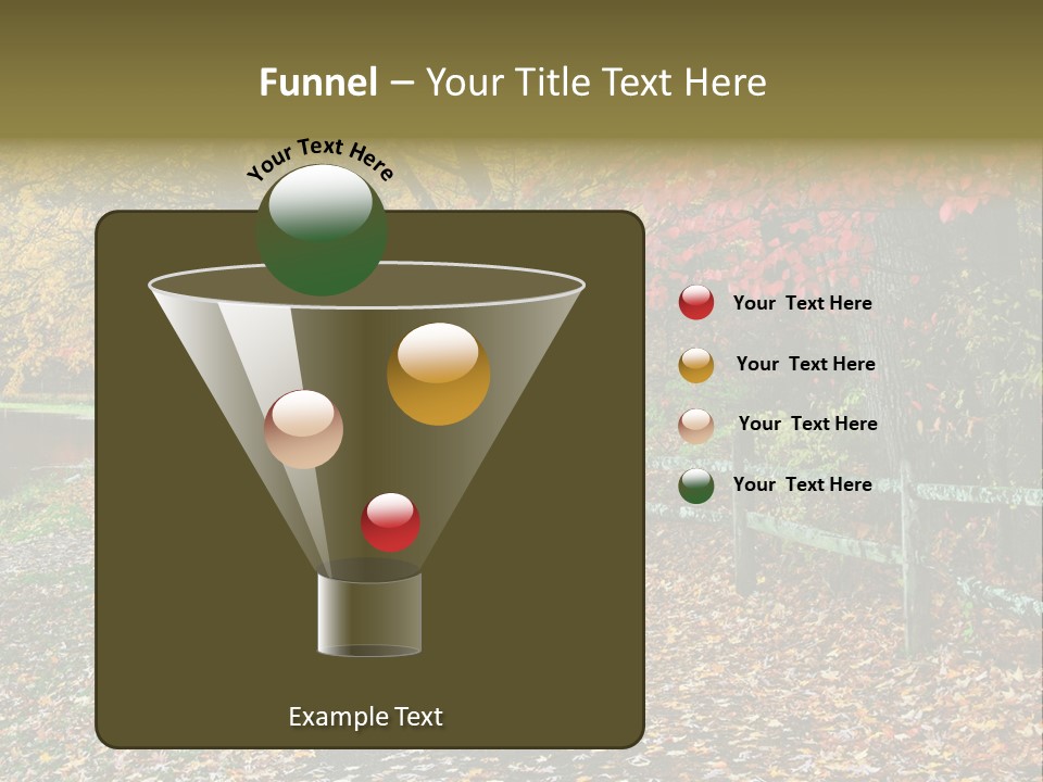 Wet Tranquil Pastoral Scene PowerPoint Template