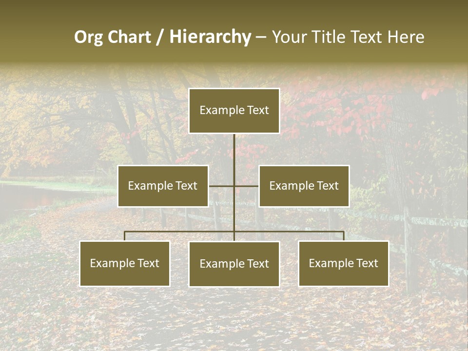 Wet Tranquil Pastoral Scene PowerPoint Template
