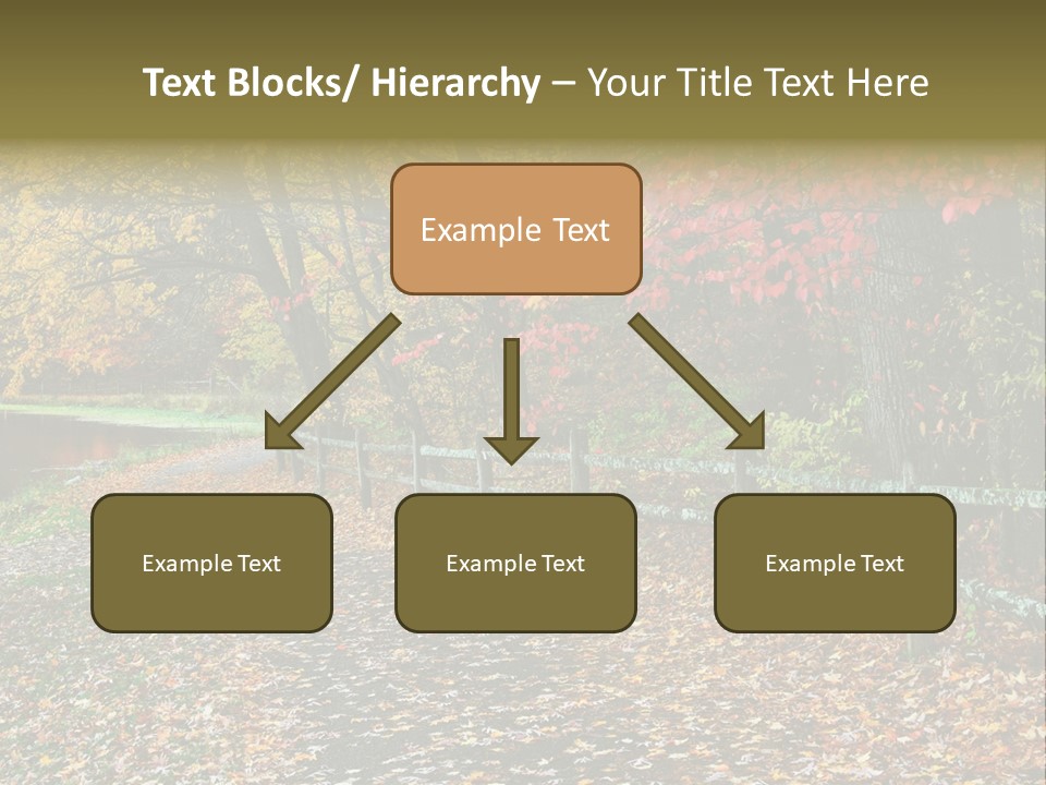 Wet Tranquil Pastoral Scene PowerPoint Template